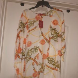 Printed guess kimono
